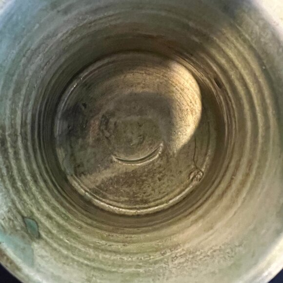 Common Grounds Coffee Shop Handcrafted Black Oak Art Pottery Mug ~ Waco, Texas - Picture 10 of 13